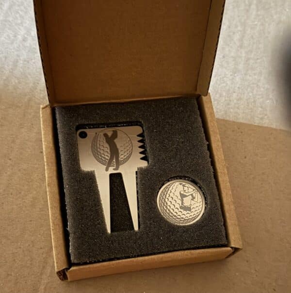 Prestige Ball Marker and Divot Tool - Custom Golf Accessory